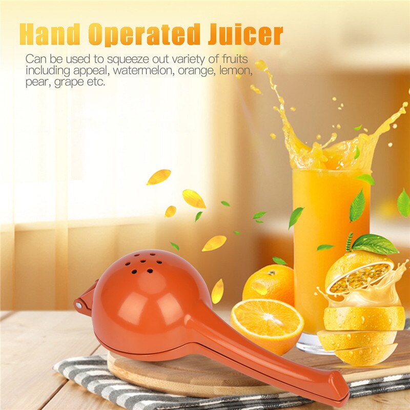 Extractor de zumo Manual de aleación de aluminio exprimidor de mano Mini viaje Camping exprimidor de frutas exprimidor naranja exprimidor de cítricos colador