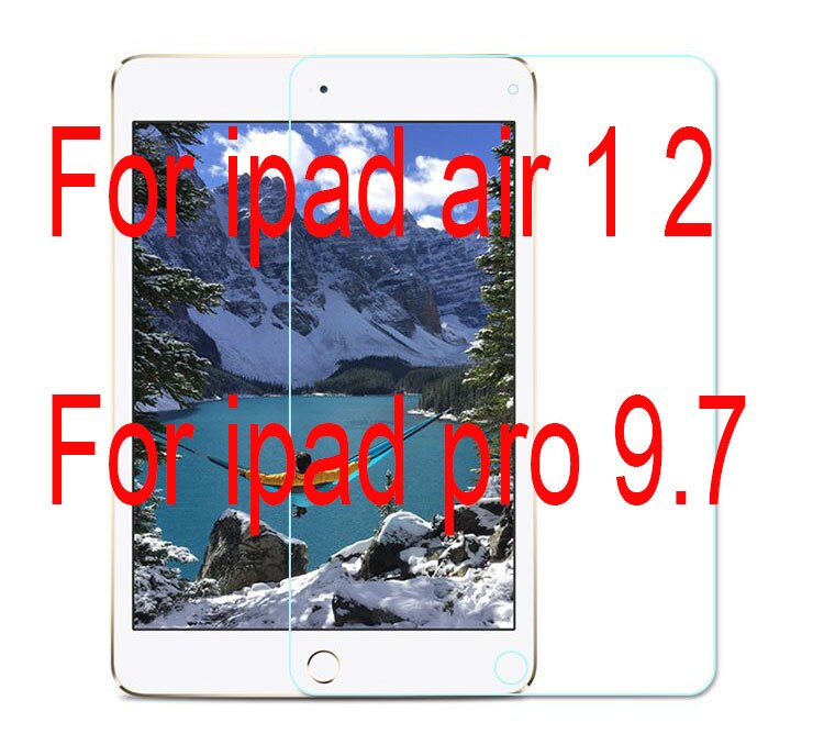 Tempered Glass For iPad 10.2 9.7 Pro air 3 10.5 11 Glass For iPad Air 1 2 Mini 5 2 3 4 Screen Protective Film: for ipad air 1 2