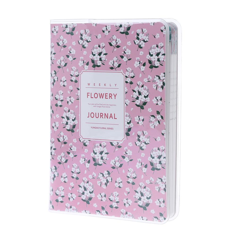 Bonito diario cuaderno planificador semanal Agenda calendario suministros escolares: D