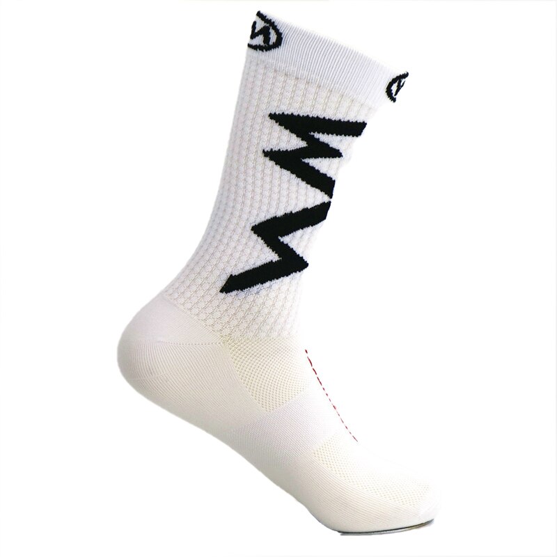 Cycling Socks Men Women Outdoor Quick Dry Socks Running Hiking Training Sports Socks Basketball Soccer Socks: White