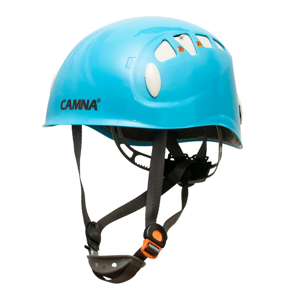 Outdoor Sports Helmet Climbing Helmet Riding Helmet Cave Exploration Rescue Aerial work PC+ABS Drift Helmet Ice Climbing Helmet: Blue