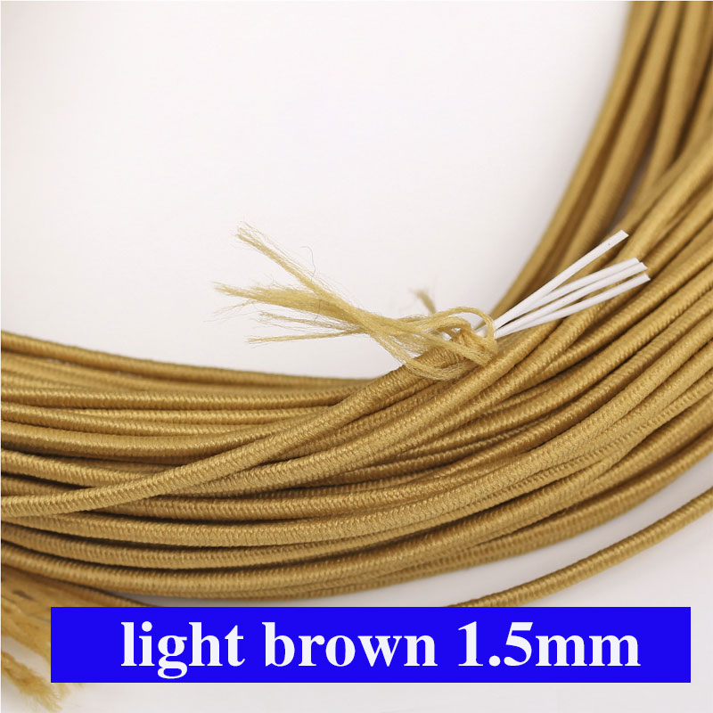 Cuerda elástica fuerte de 1,5mm, banda elástica colorida de , cordón de goma para costura DIY, joyería, manualidades, accesorios