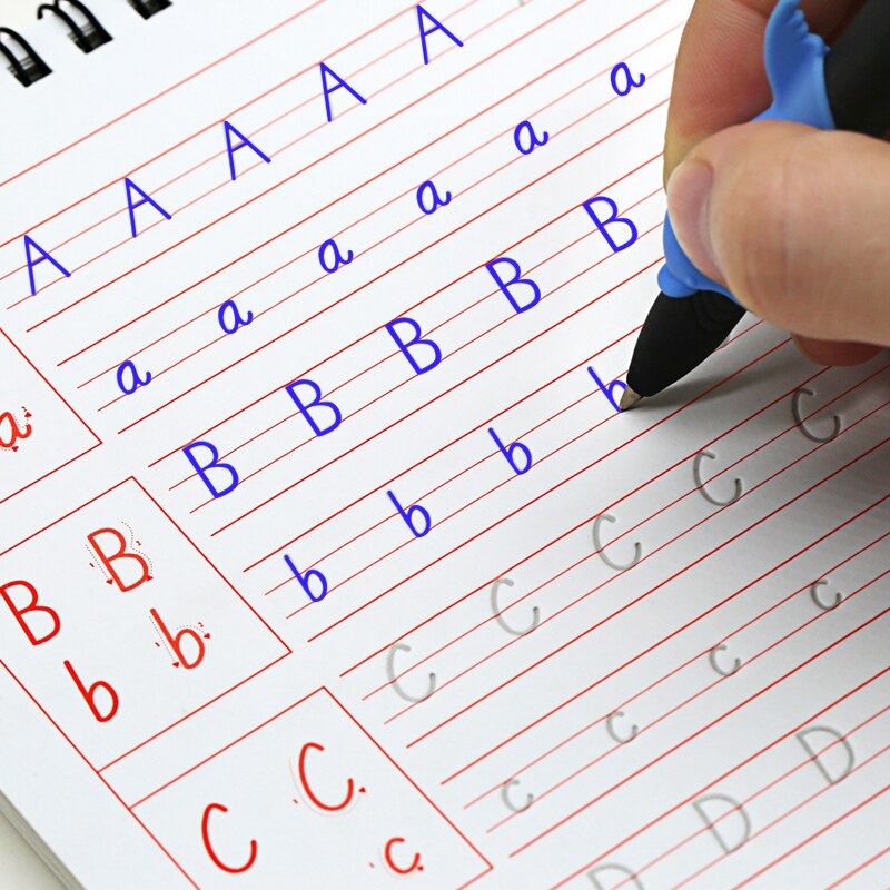 English Copybook for Primary School Students 1-6 Grade 3, 4 and 5 Books for People to Teach The Letter English Practice Copybook