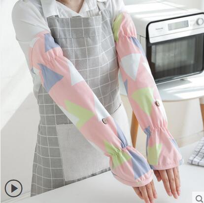 Manguitos antisalpicaduras a prueba de aceite para mujer, guantes de cocina, manguitos antiquemaduras, manguitos de cocina, manguitos largos impermeables de invierno