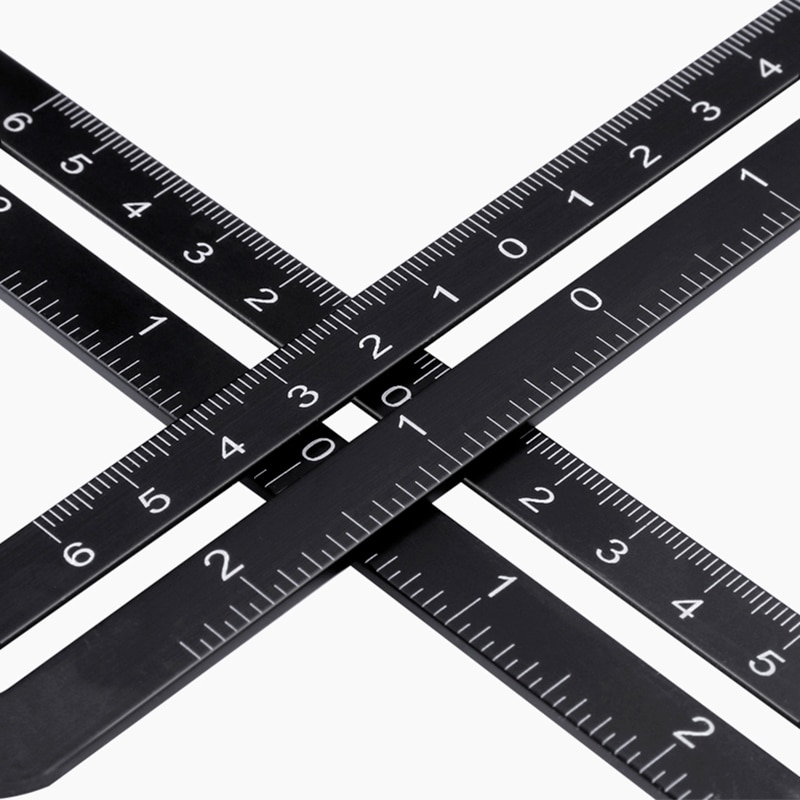 AIRAJ Universal Six-Fold Ruler Tile Hole Locator H... – Grandado