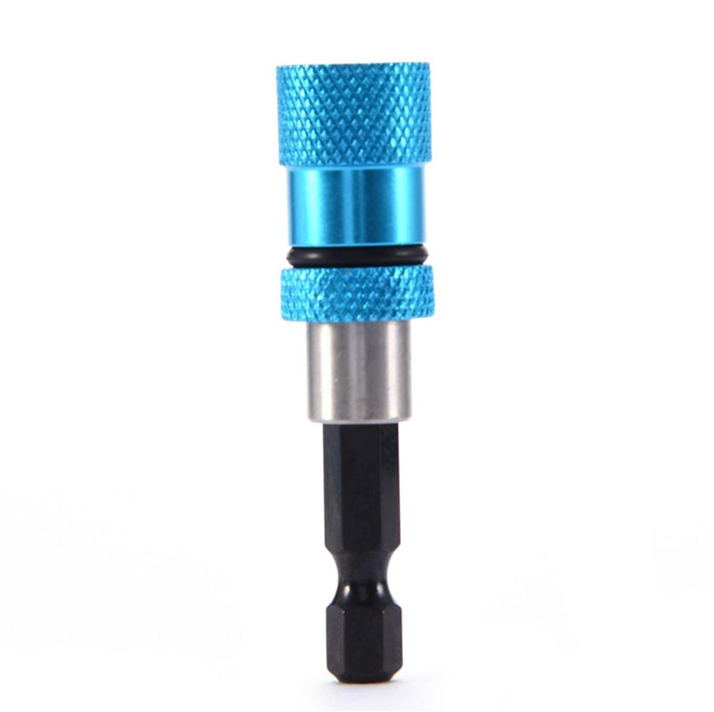 1PC Hex Shank Magnetic Drywall Screw Bit Holder Drill Screw Tool 60mm 1/4" Shank Quick Release Handle Screwdriver Bit: Default Title
