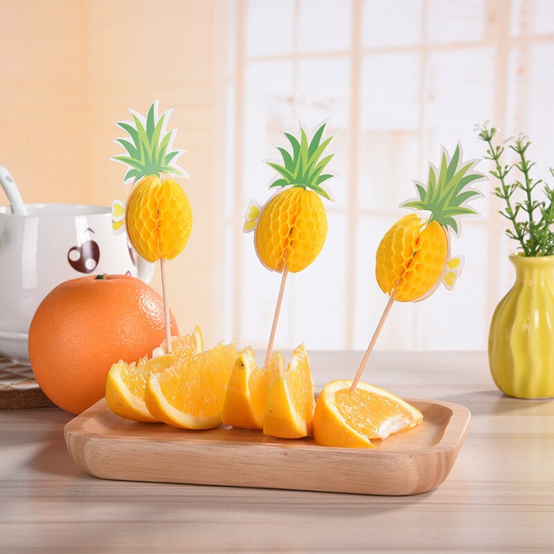 50PCS Cocktail Umbrella Sticks Decorative Toothpicks Fruit Cupcake Dessert Buffet Cocktail Parasols Drinks Picks Party Tableware