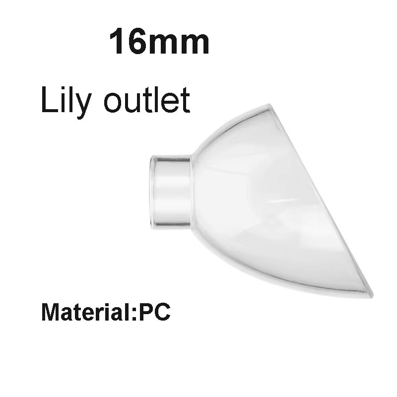 AQUAPRO-Mini tubos de espumadera de entrada y salida de acero inoxidable, filtración de peces y camarones, accesorios para acuario, filtro de salmuera Akvarium y camarones: Borgoña