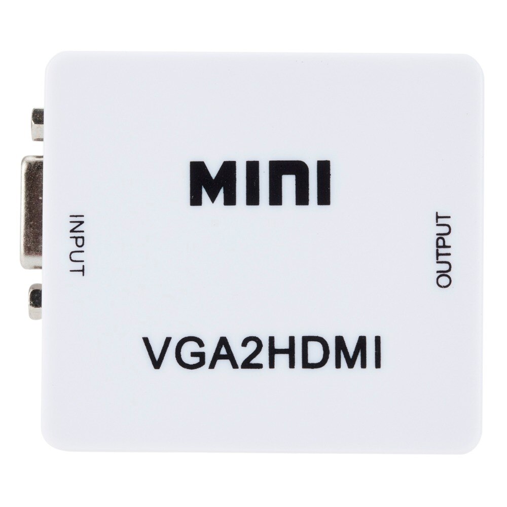 1080P VGA to HDMI-compatible adapter Converter VGA2HDMI Converter Connector with Audio for PC Laptop to HDTV Projector
