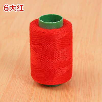 Rouleau de fil à coudre multicolore 300 Polyester, ensemble de fils solides et durables pour Machines à main, 100% mètres: D