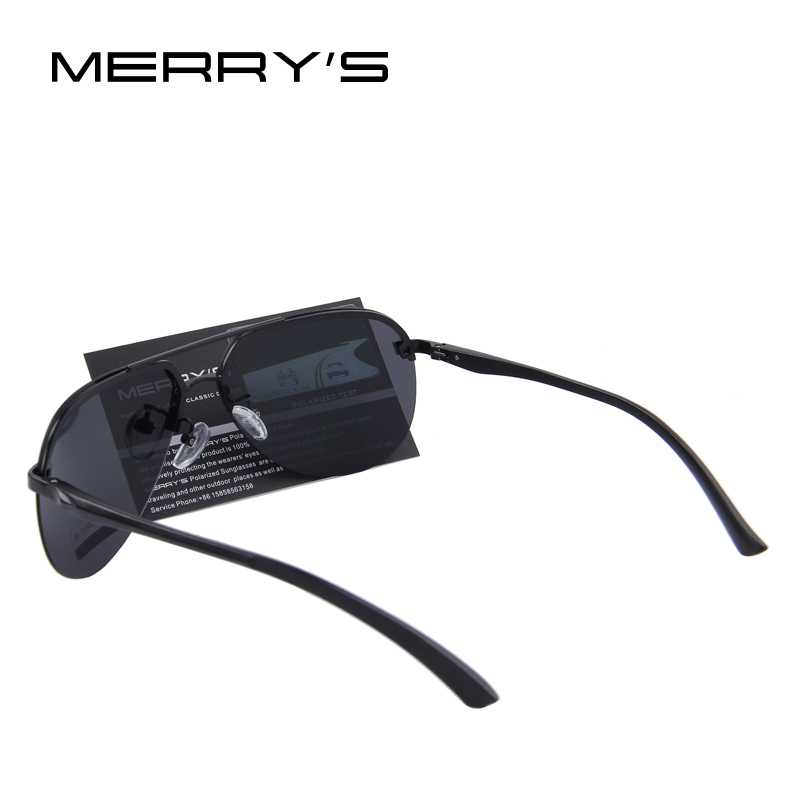 MERRYS Brand Men 100% Polarized Aluminum Alloy Frame Sunglasses Mens Driving Sunglasses S8281