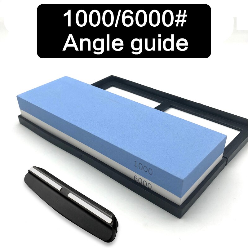 240~8000Grit sharpening stone Angle guide knife sharpener grinding whetstone apex egde blade sharpening system: 1000 6000set