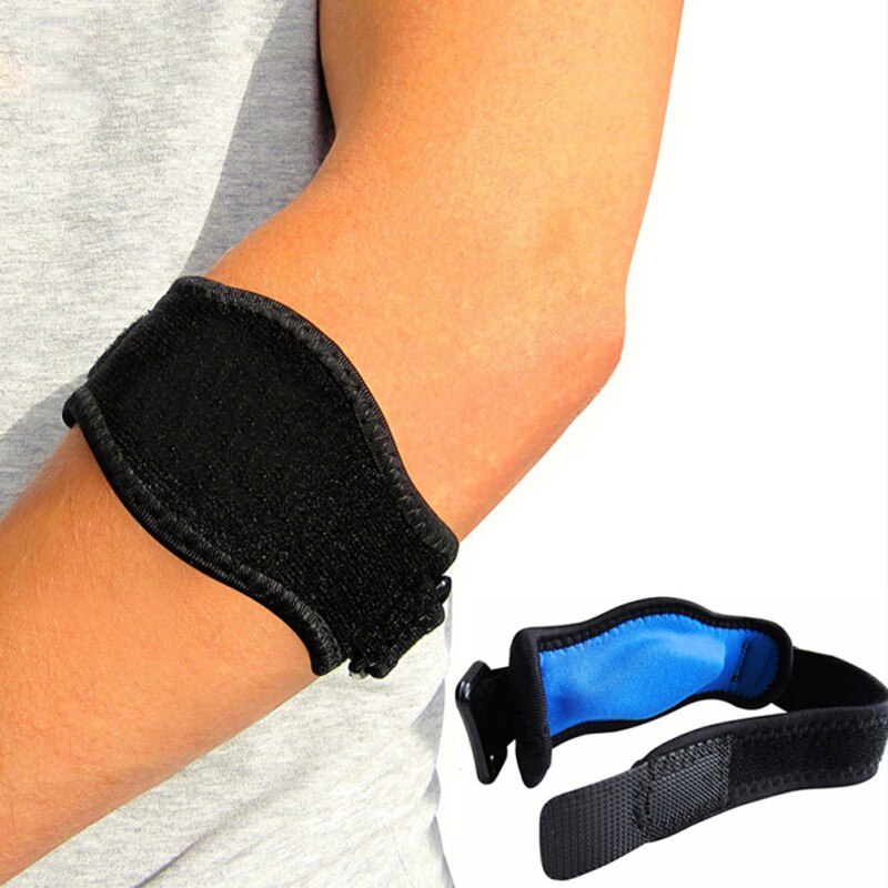 Sports Elbow Brace Pads Basketball Tennis Elbow Support Brace Golfer's Strap Arm Guards Adjustable Compression Elbow Joint