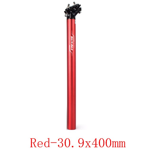 Tubo sella per Mountain Bike 31.6/30.9/27.2mm tubo sella sella tubo sella bicicletta pieghevole posteriore tubo sella galleggiante 27.2 reggisella: Red-30.9