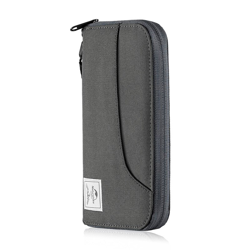 Naturehike Rfid Paspoort Reizen Portemonnee Rfid Paspoort Portemonnee Waterdichte Passport Case Paspoort Organizer Met Rits: Grey