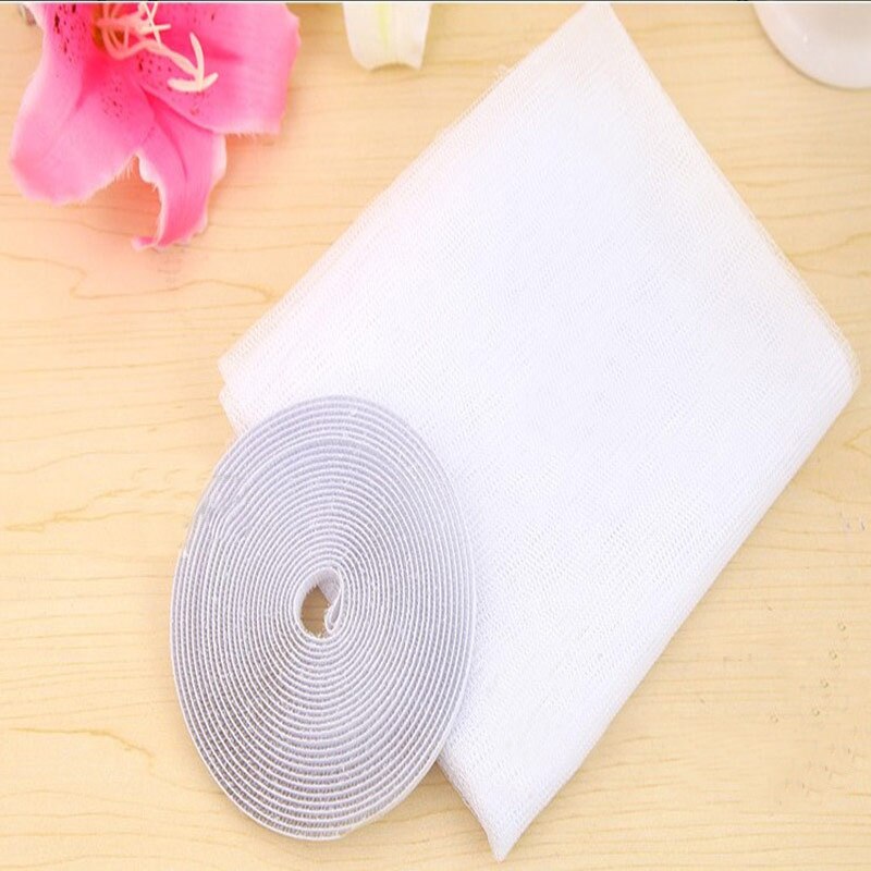 Insect Net Anti-mosquito Fly Mosquito 1.3*1.5m Adhesive Mosquito Screen Dustproof DIY Invisible 1Set Window Net 1.5*2m