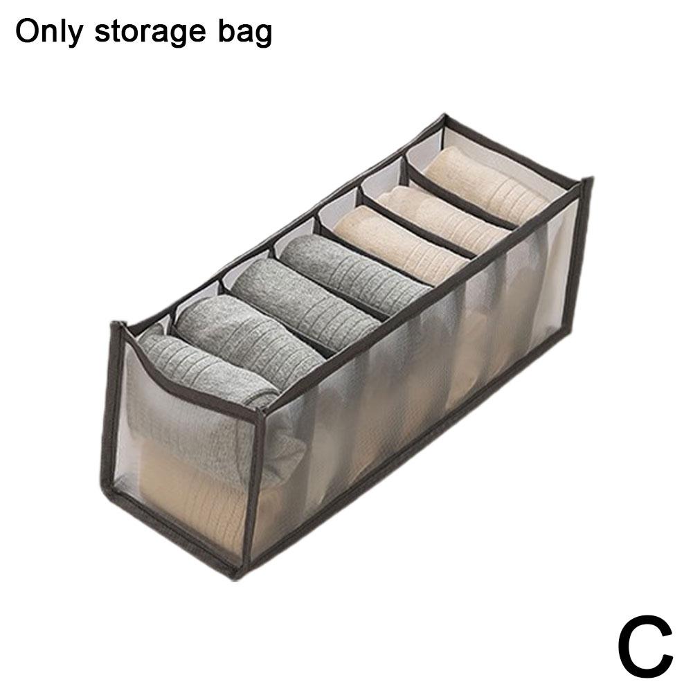 Foldable Drawer Organizers for Underwear, Socks, Bras - Closet Storage Boxes & Dividers: light yellow