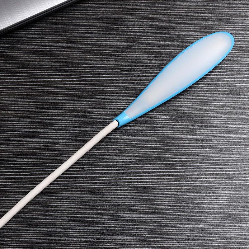 Novelty USB Led Desk Lamp Table Lamp Flexible Light Lamp For Notebook Laptop PC Desktop Computer Book Reading: Blue