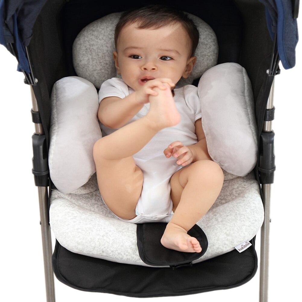 Baby klapvogn pude bilsæde tilbehør blødt åndbart hoved og krop støtte pude sædeunderlag til spædbarn nyfødt beskyttelse