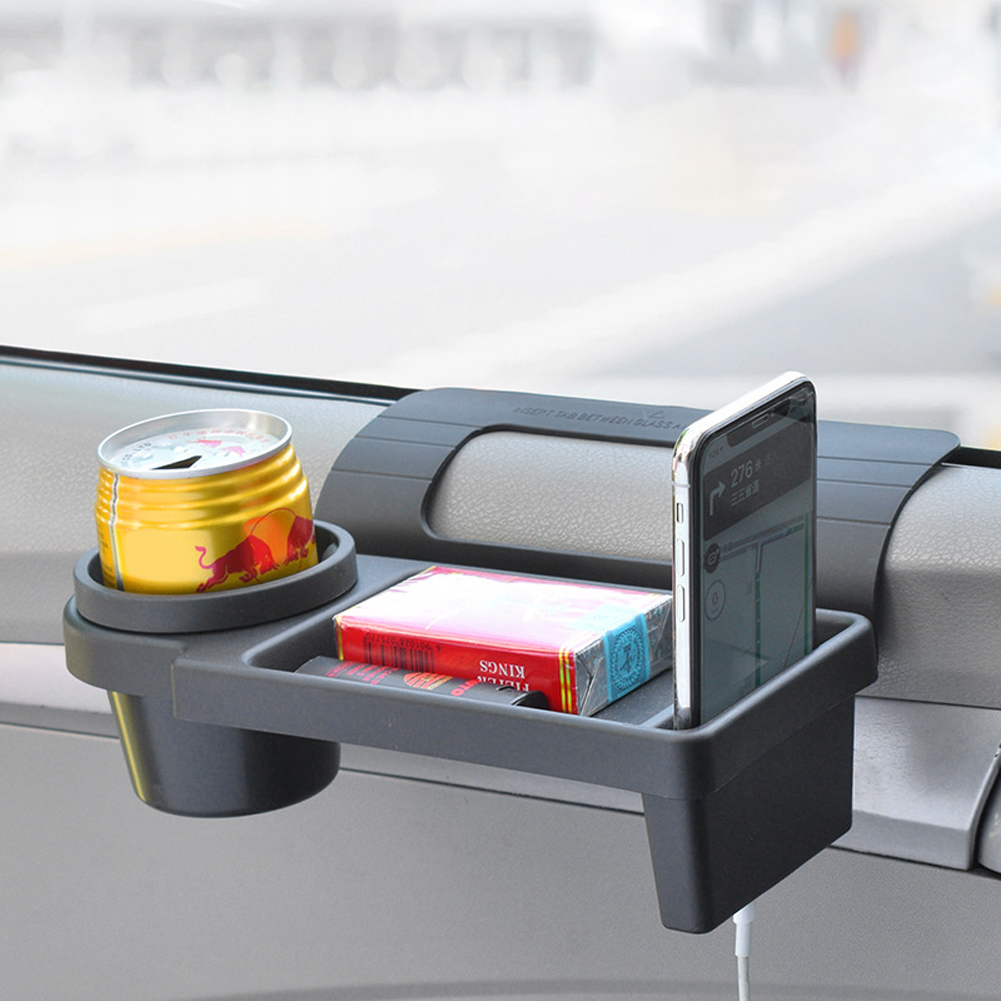 Multi Functional Car Organizer Box with Cup Drink Holder Hanging Storage Rack Side Door Window Storage Pocket Car Interior Parts