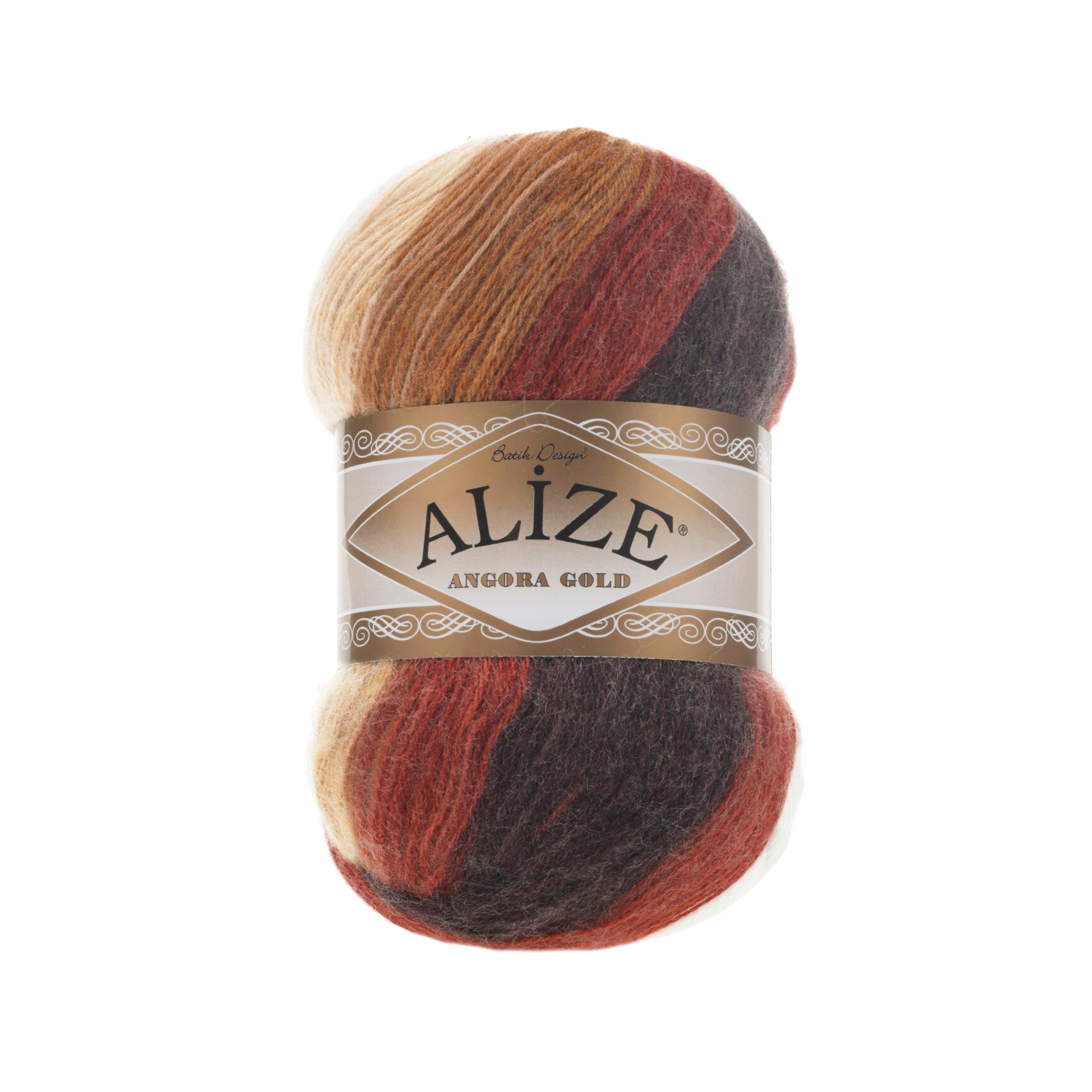 Draad 1 Pack ( 5 Ballen) alize Angora Gold Batik Hand Breien Garen (% 20 Wol % 80 Acryl) 100 Gram 550 Mt Haak Tool Kit: 2626