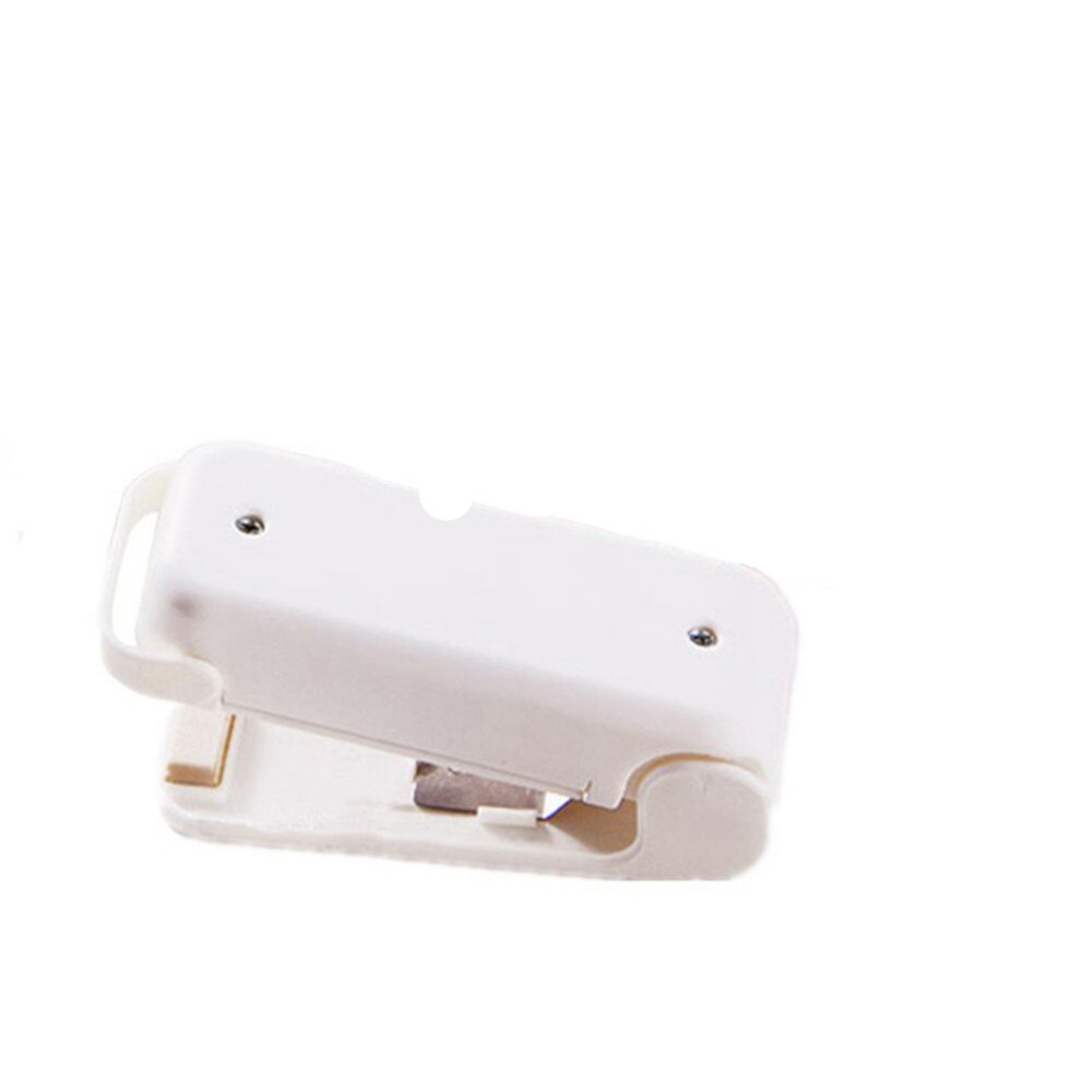Mini Electric Heat Sealing Machine Handheld Bag Clips Impulse Sealer Seal Packing Plastic Bag Package: white