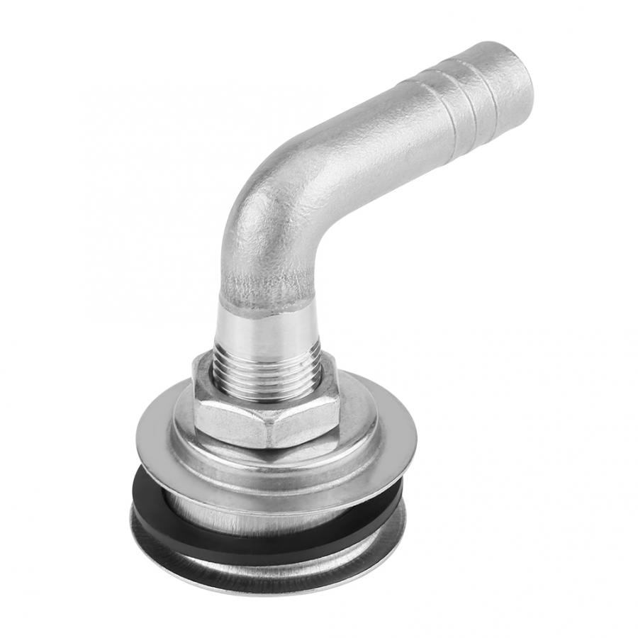 90 Degrees Stainless Steel Marine Boat Flush Mount Fuel Gas Tank Vent for 5/8" Hose Boat Accessories Marine Tank Vent