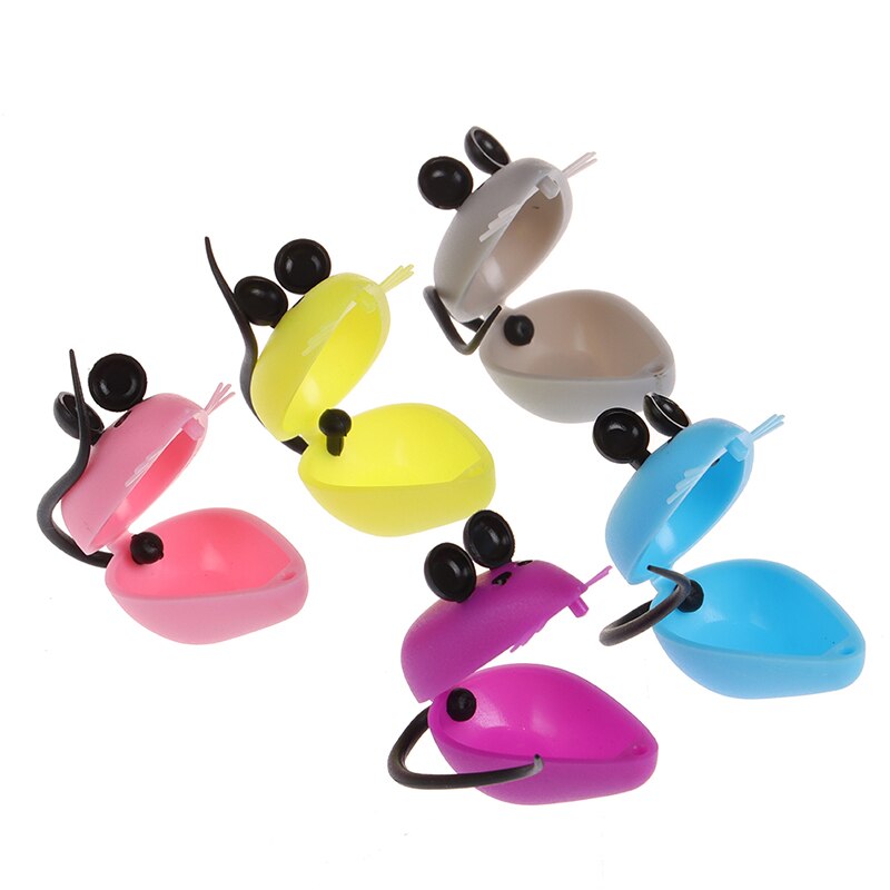 10Pcs Mouse Shape Plastic Milk Teeth Storage Box Baby Teeth Box Organizer Holder Baby Deciduous Tooth Storage Box