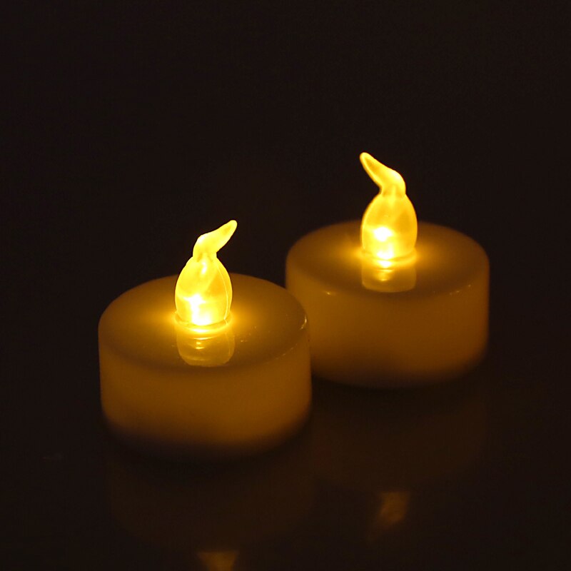 Flameless Electronic LED Candle Tealight Candles Battery Operated for Wedding Birthday Party Christmas Home
