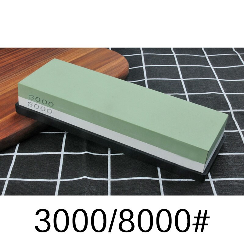 2-IN-1 240 600 1000 3000 grit Knife Sharpener Whetstone Sharpening Stones grinding stone water stone kitchen Tool: 3000 8000 grit