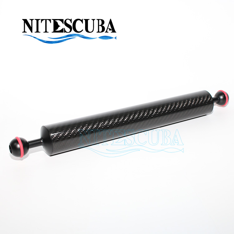 NiteScuba Diving Carbon Fiber Float Arm Buoy for strobe light S2000 YS D2 tg5 RX100 underwater camera housing case photography