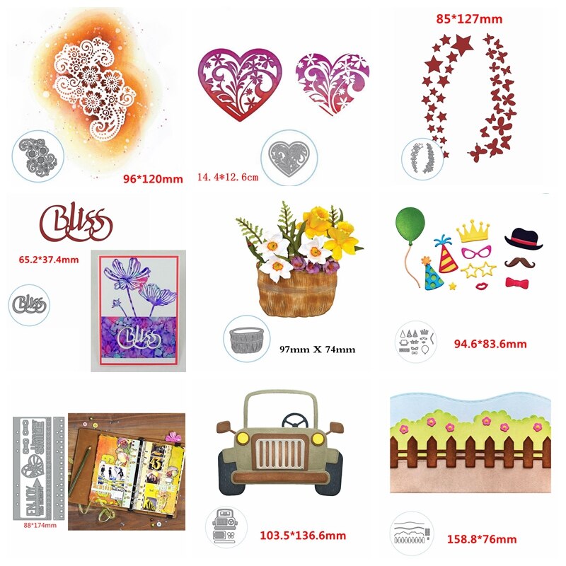 Cute Die Cuts For Card Making Metal Cutting Dies For DIY Scrapbooking 17