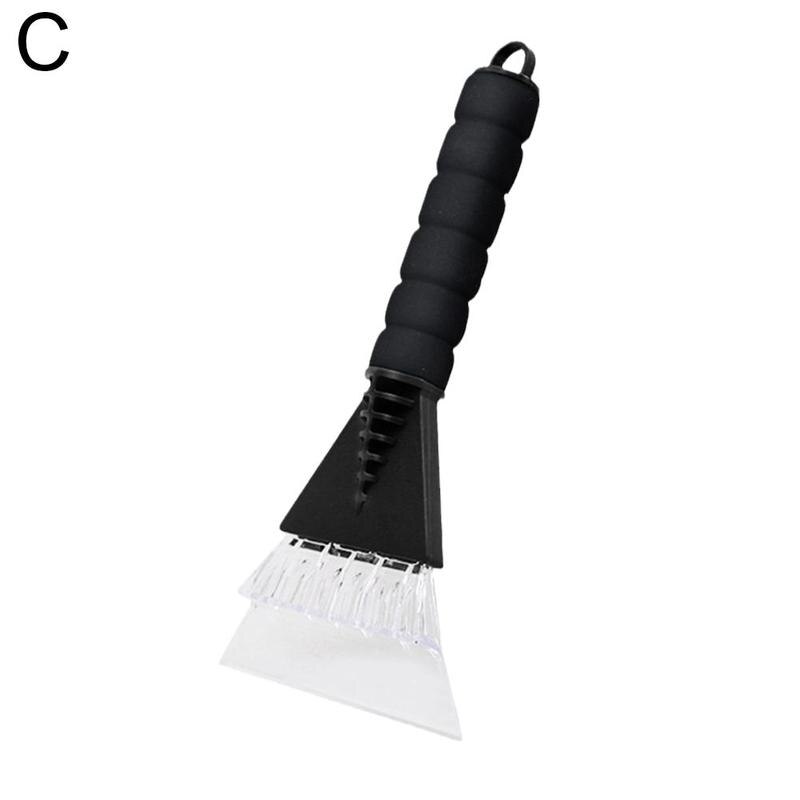 Grattoir à glace pour pare-brise, brosse de dégivrage, pour l'entretien de la voiture, outil de vitre, hiver, D3P2: One-size black