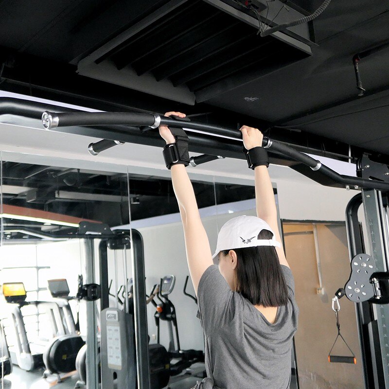 Pull-ups vægtløftningskrog gym fitness sæt vægtløftning håndledsremme heavy duty pull-ups power løftegreb træningskrog