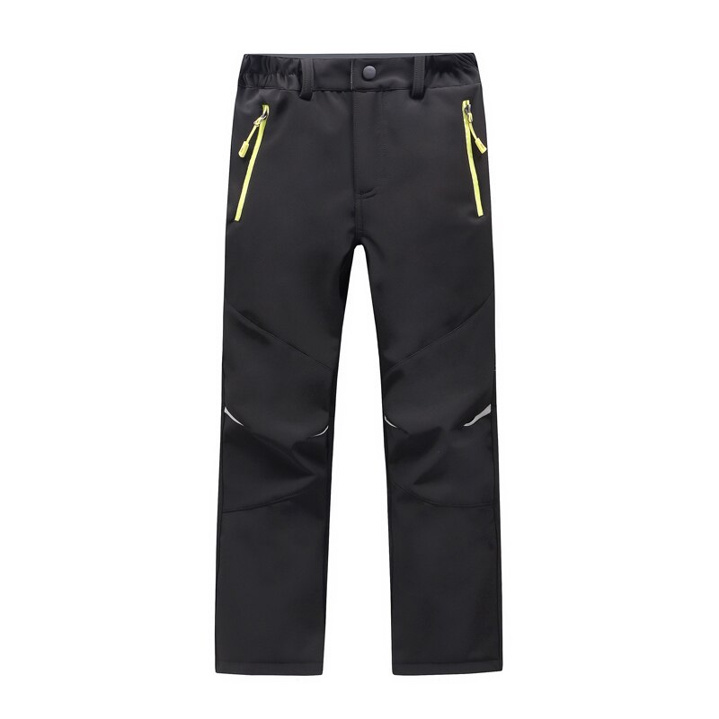 Hiver automne pantalons pour enfants en plein air à séchage rapide coque souple pantalons imperméables garçons filles coupe-vent garder au pantalons de ski