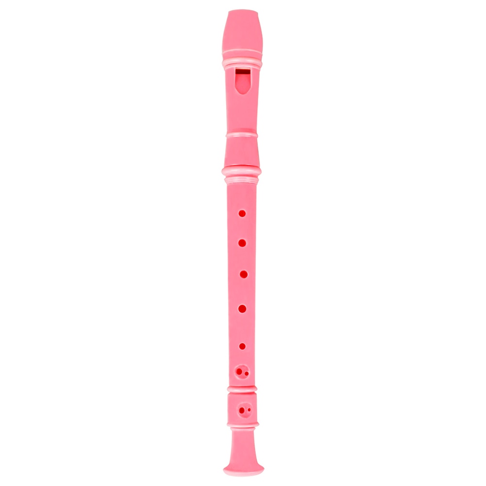 Musical Instrument Soprano Recorder 8-Hole ABS Recorder with Cleaning Rod for Beginner Musical Instrument for Kids Soprano: Pink