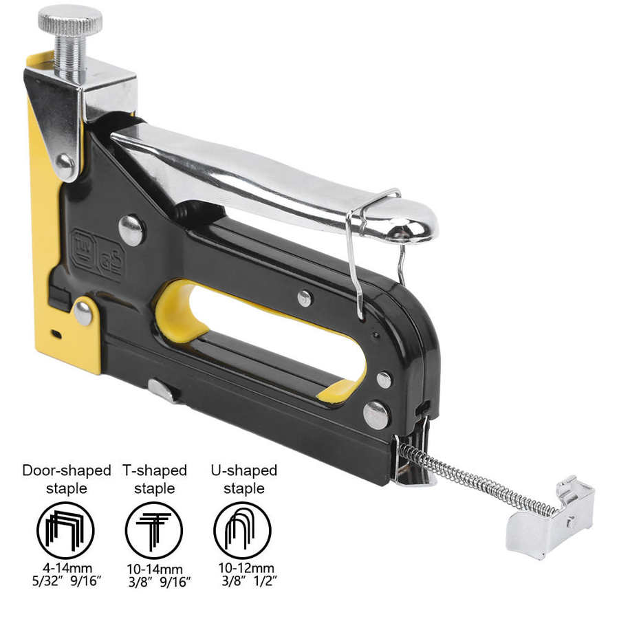 3 in 1 Staple Gun 600Nails Capacity Industrial Tool for Upholstery Photo Frame Fixed Advertisement Industrial Tool