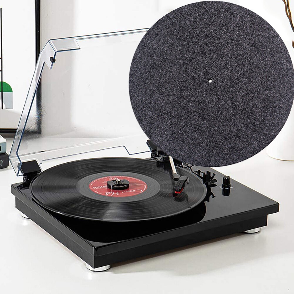 2mm Vinyl Disc Turntable Felt Anti Slip Mat for Phonograph LP Record Player