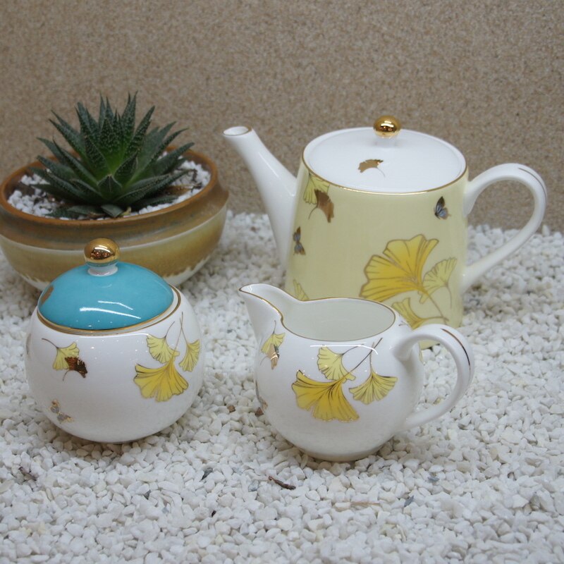 Benporslin keramisk mjölkbehållare mjölktank engelska kaffe mjölk kopp benporslin mjölk kopp svart te sockerskål  lo926431