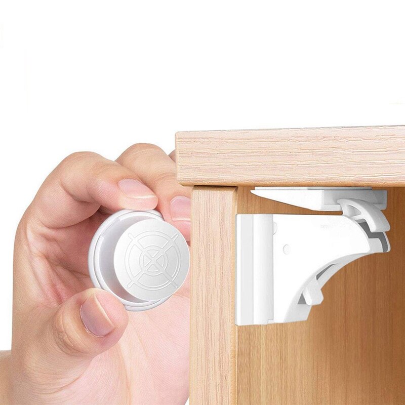 Magnetische Kind Lock Kids Bescherming Baby Veiligheid Lock Lade Klink Kast Deurslot Limiter Kinderen Veiligheidssloten