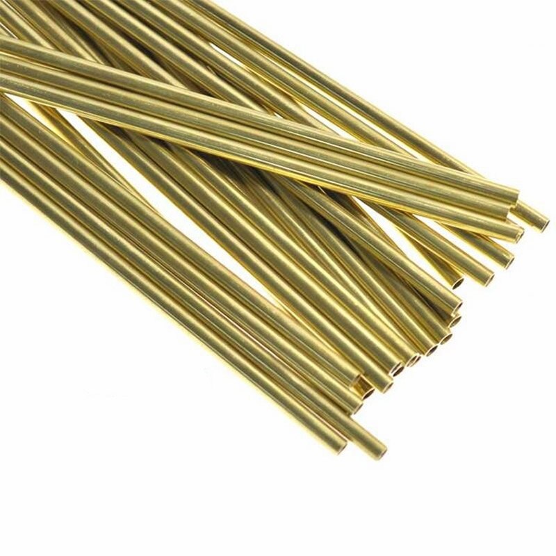 Tube capillaire en laiton ajouré H62, diamètre extérieur OD 5mm, paroi 0.5mm 1mm, tuyau en cuivre