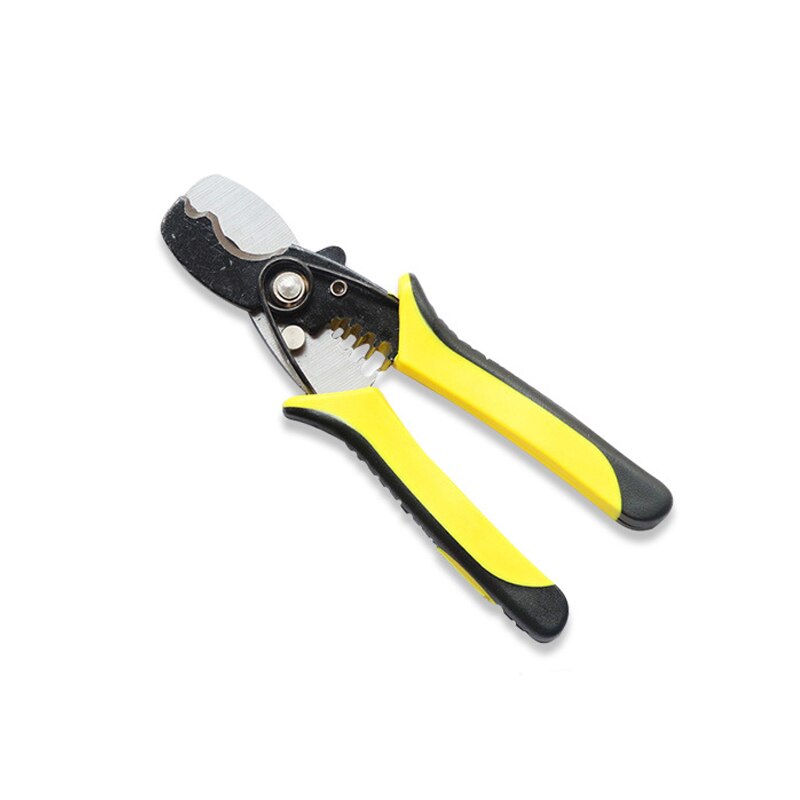 Automatische Striptang Kabel Strippen Cutter Crimper Krimpgereedschap Multifunctionele Fit 8/12/14/16 Awg Draad Tang