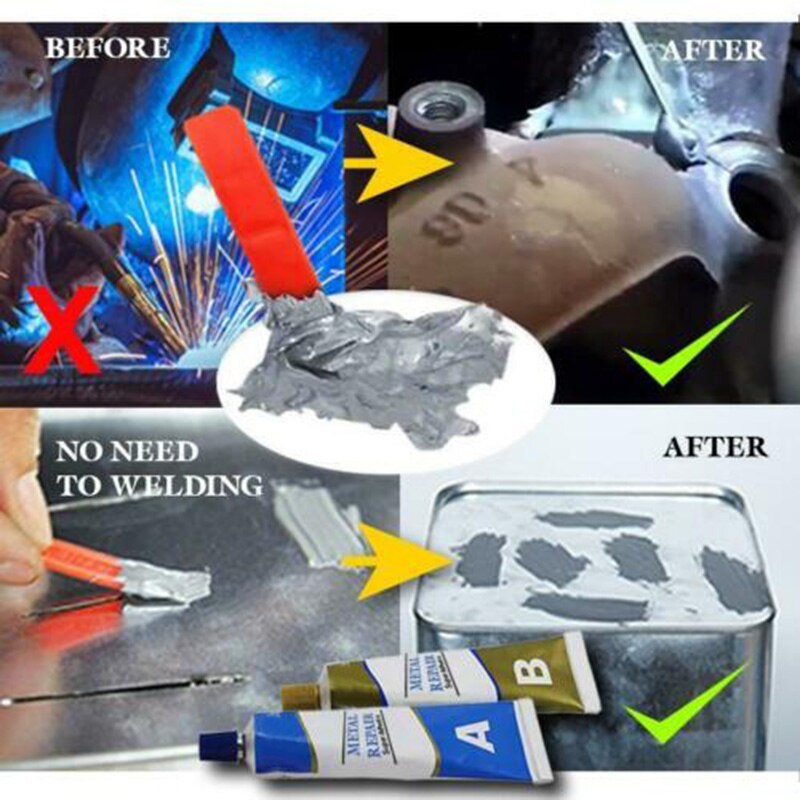 Industrial Repair Paste Glue Heat Resistance Cold Weld Metal Repair Paste Adhesives Glue Metal Repair Paste Glue Adhesives