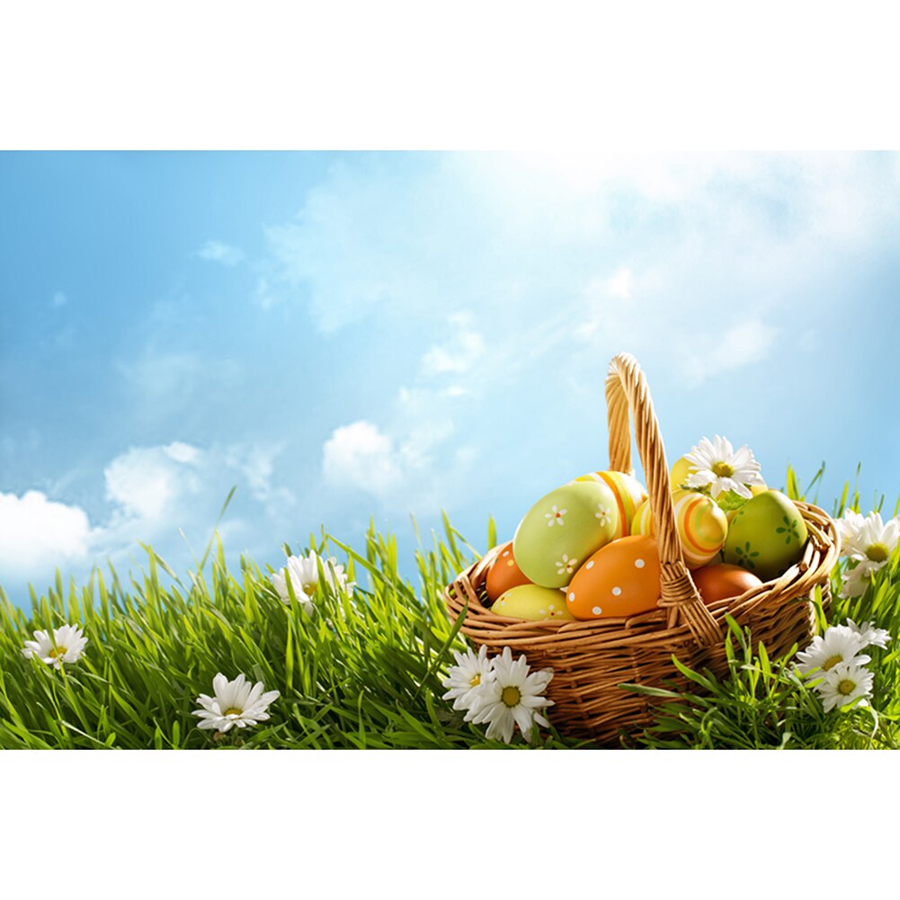 Happy Easter Backdrops Baby Shower Birthday Party Photography Background 0.9x1.5m: A