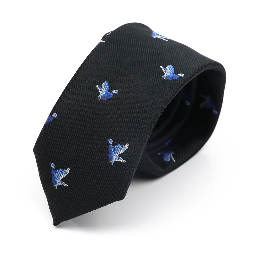 Jacquard 6cm corbata delgada para hombres coche perro mono patrón corbata rojo azul púrpura uso diario corbata de de boda: Lavanda