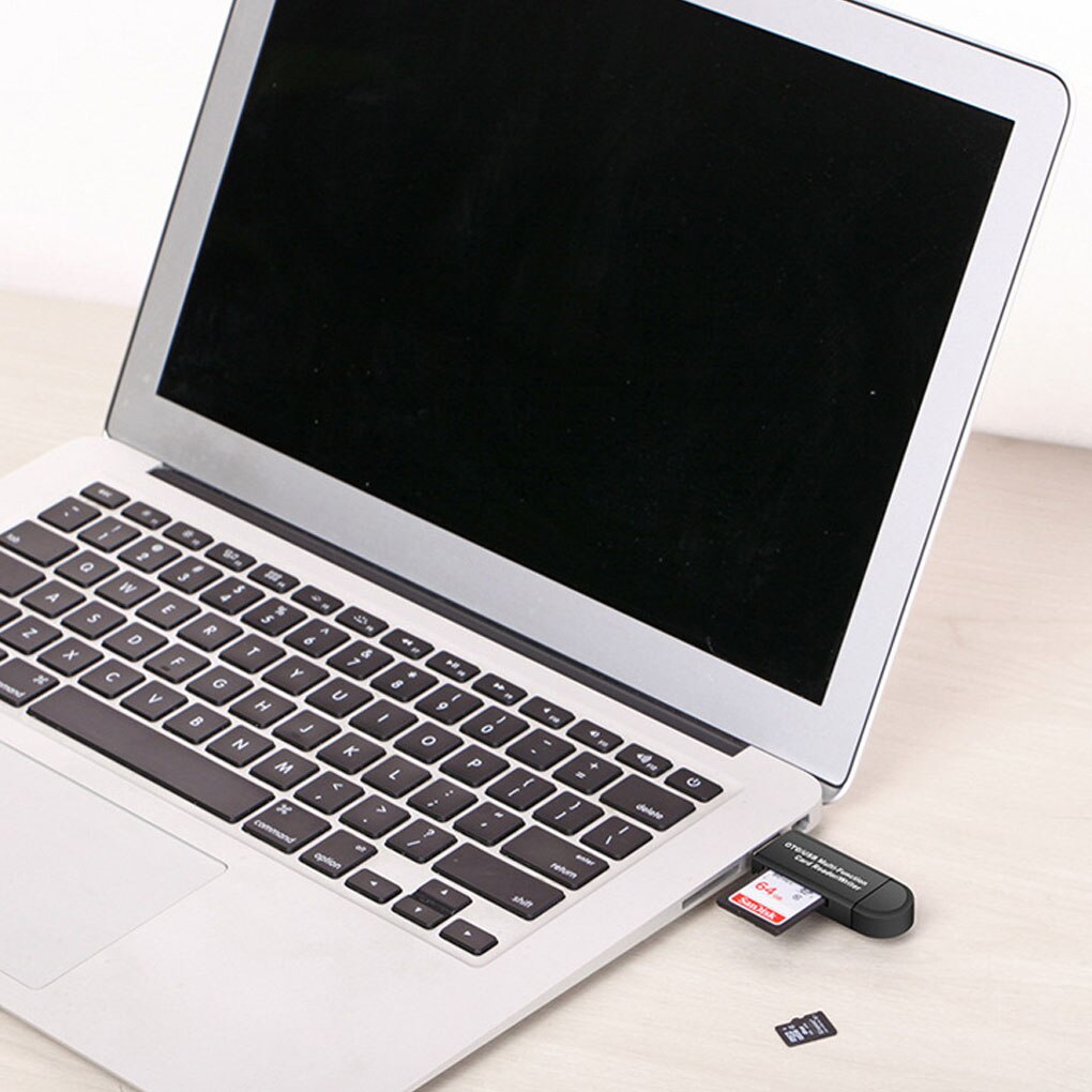 Lecteur de carte USB 2 en 1 lecteur Flash pour Android/PC en-têtes d'extension haut débit USB2.0 lecteur de carte universel OTG TF/SD