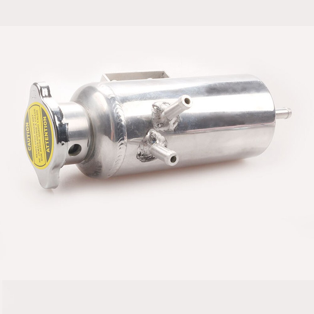 Radiador Universal para coche, recipiente de refrigeración de agua y aluminio, depósito de botella refrigerante, olla de ventilación