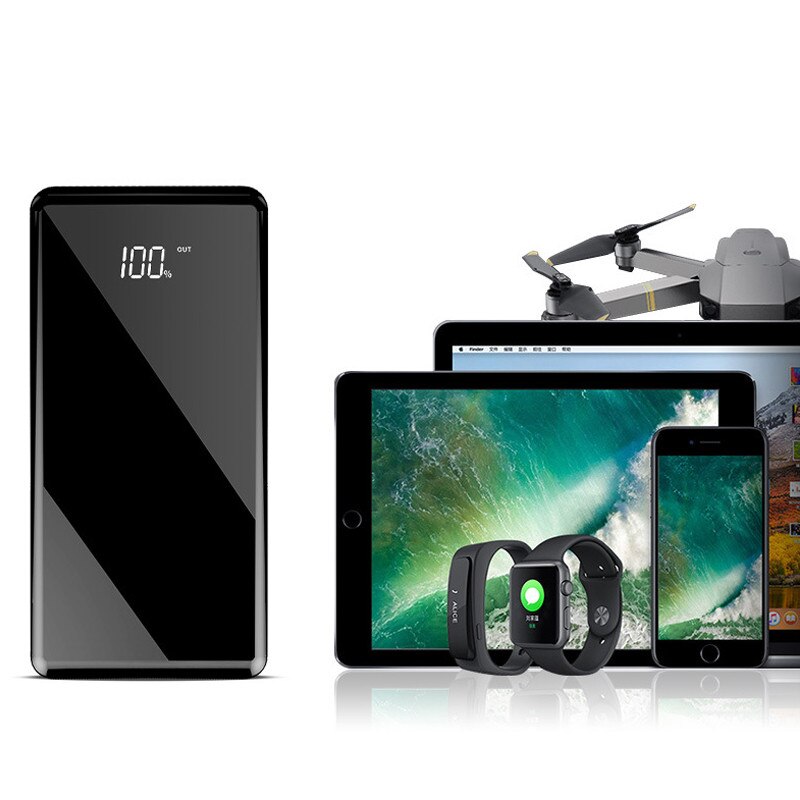 Mobiele Power Bank 80000Mah Draagbare Met 4 Usb Led Digitale Display Externe Batterij Oplader Powerbank Voor Xiaomi Samsung Iphone