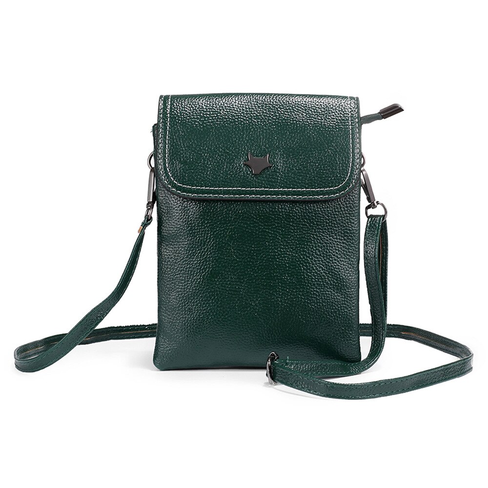LESENUO Crossbody Bags Cell Phone Shoulder Simplicity Mini Summer Shoulder Bag Card Holder for Women Wallet Purse: Green