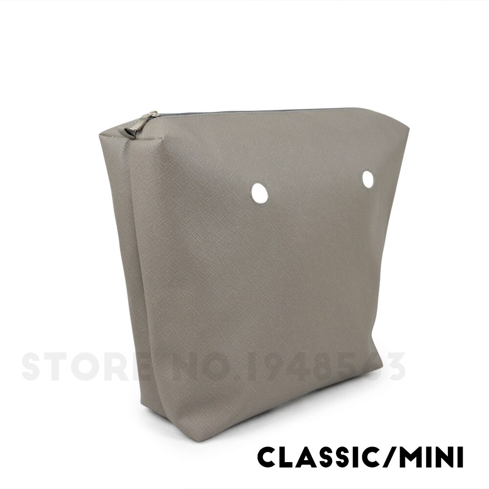 TANQU PU leather Waterproof Inner Lining Zipper Pocket for Obag Classic Mini Lining Insert for O BAG